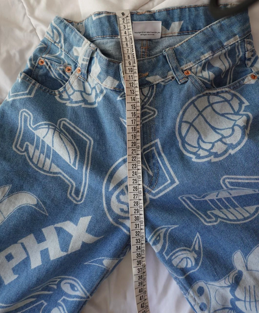 Lefties x NBA All-Over Print Jeans size 36 – photo 9